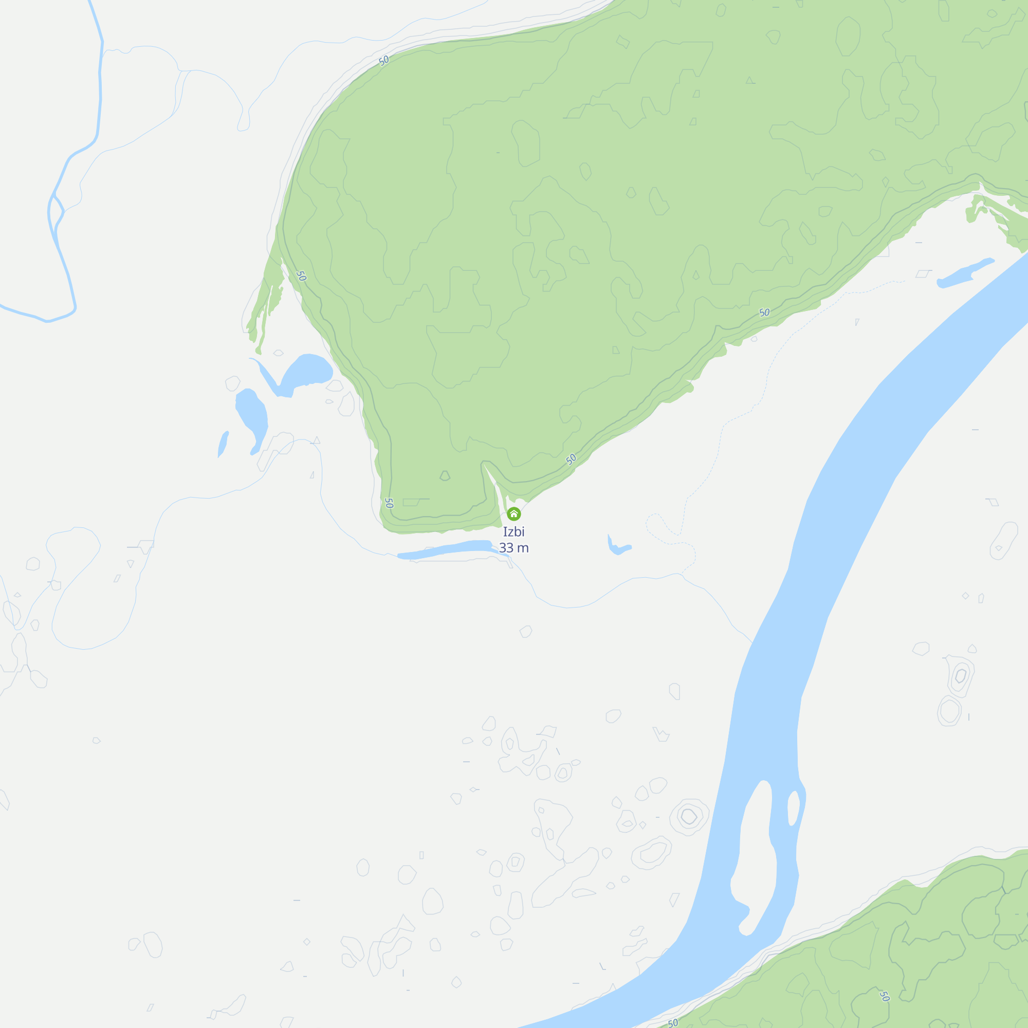 Izbi map