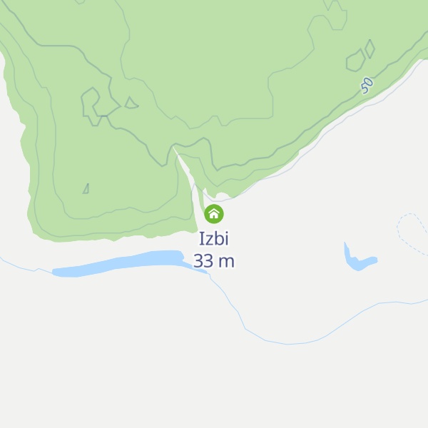 Map of Izbi
