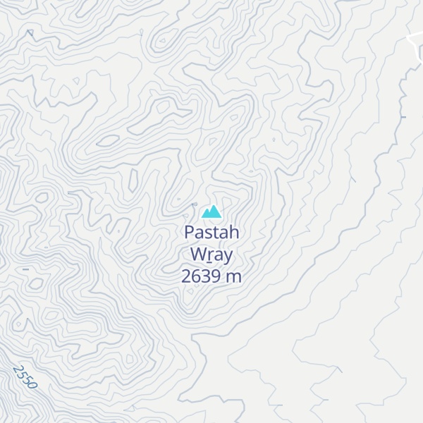 Map of Pastah Wṟay