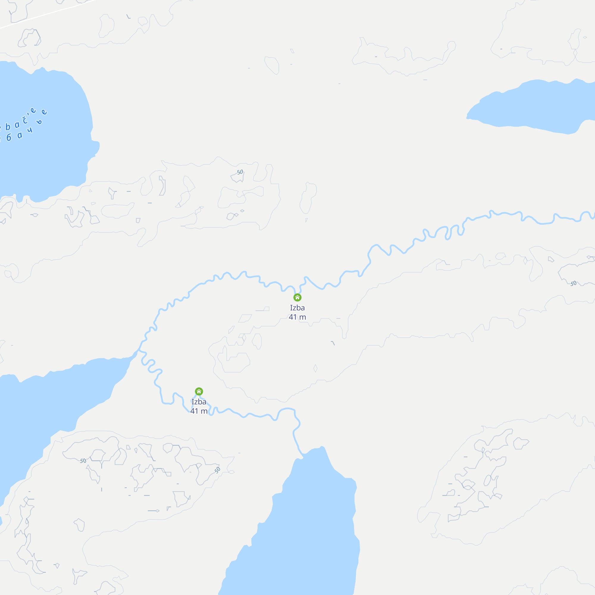 Izba map