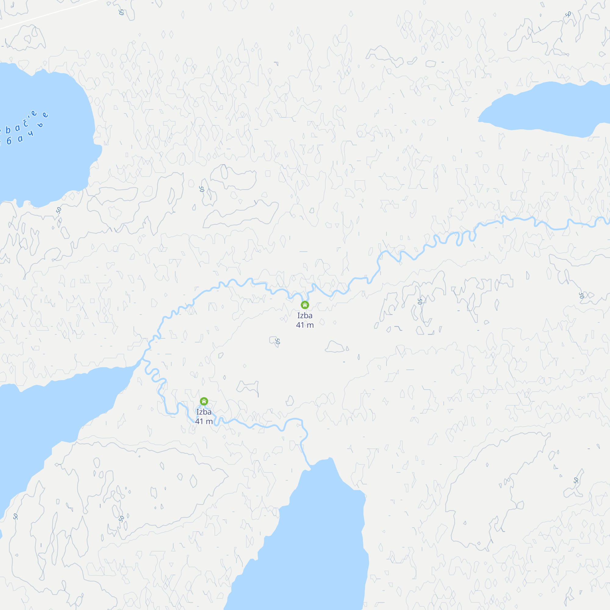 Izba map