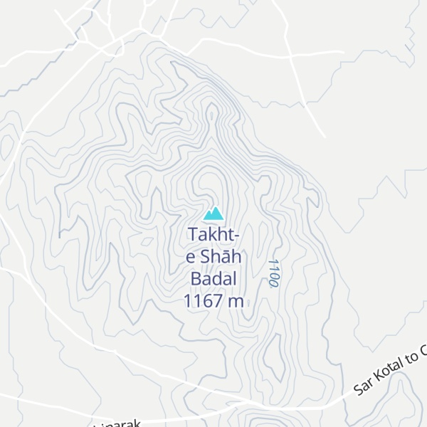 Map of Takht-e Shāh Badal