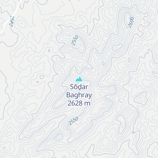 Map of Sōḏar Baghray