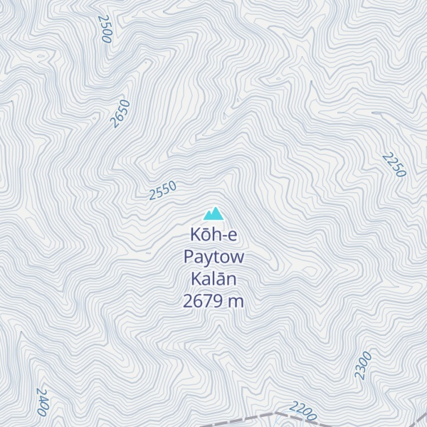 Map of Kōh-e Paytow Kalān