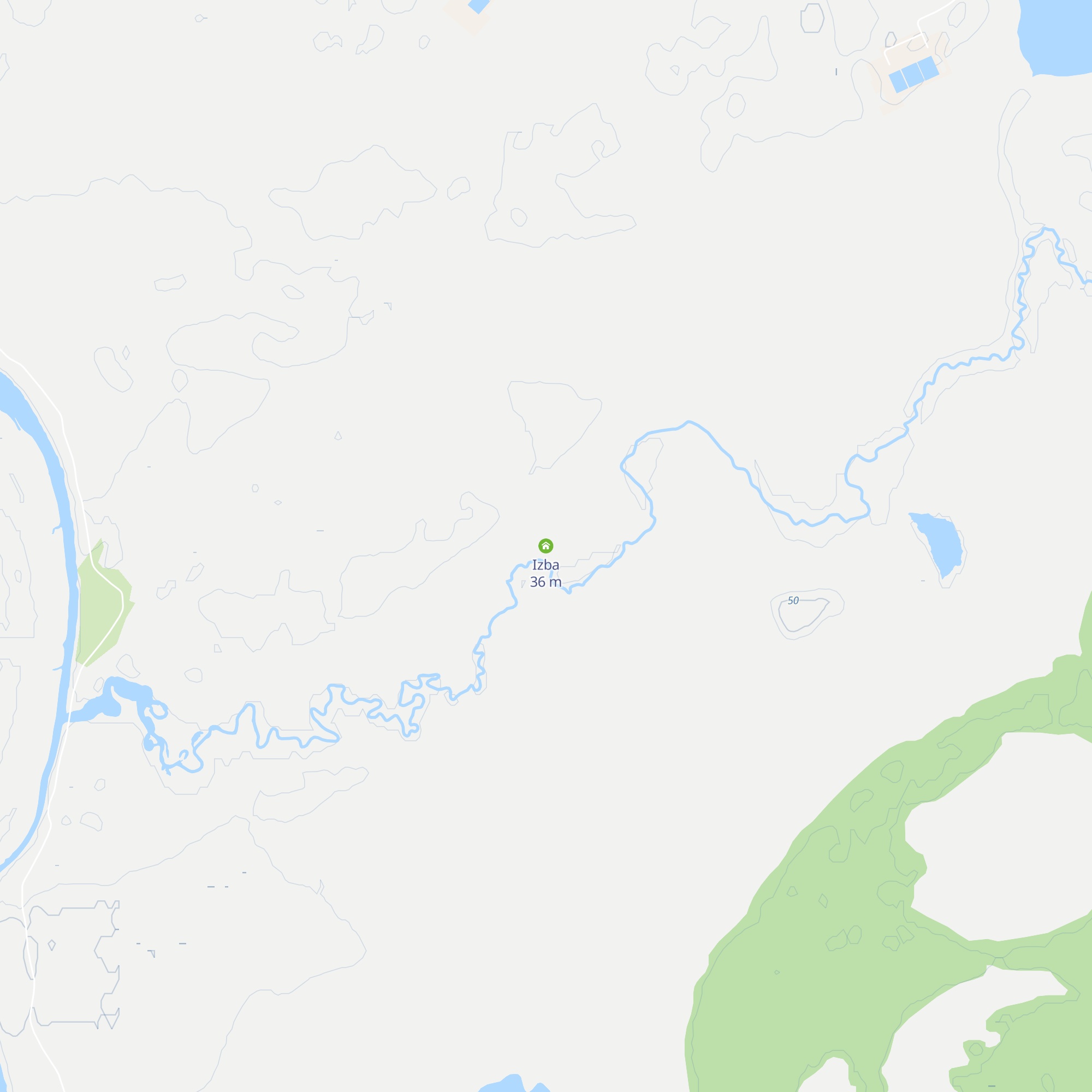 Izba map