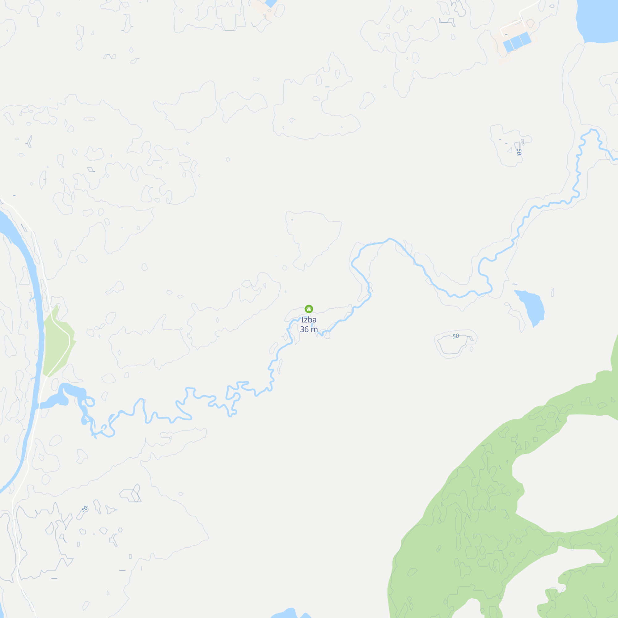 Izba map
