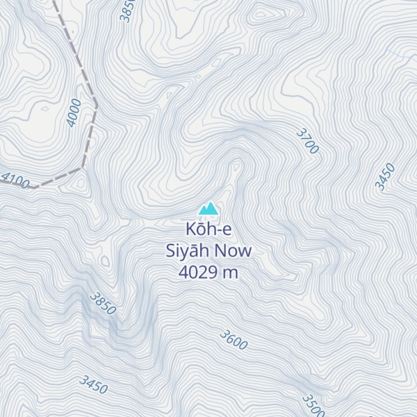 Map of Kōh-e Siyāh Now