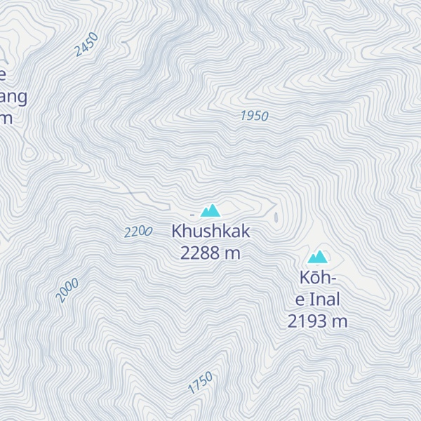 Map of Khushkak