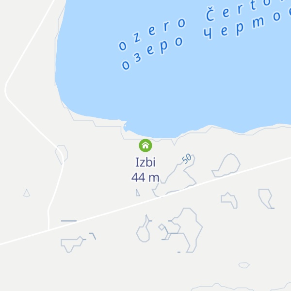 Map of Izbi