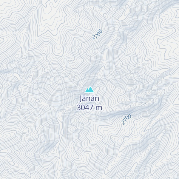 Map of Jānān
