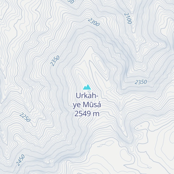 Map of Urkah-ye Mūsá