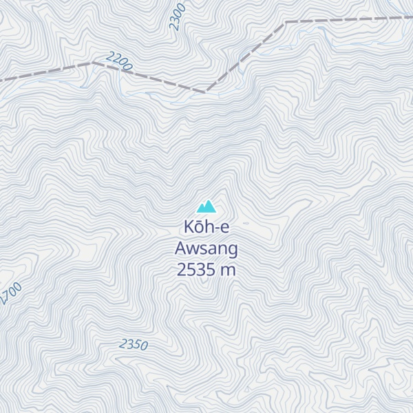 Map of Kōh-e Awsang