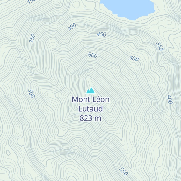 Map of Mont Léon Lutaud