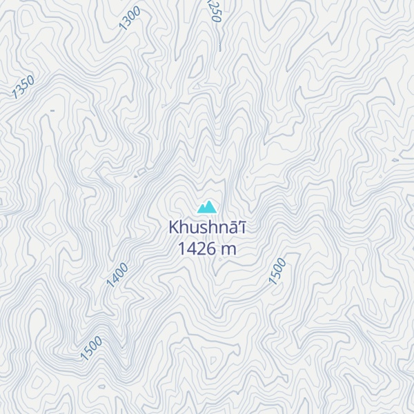 Map of Khushnā’ī