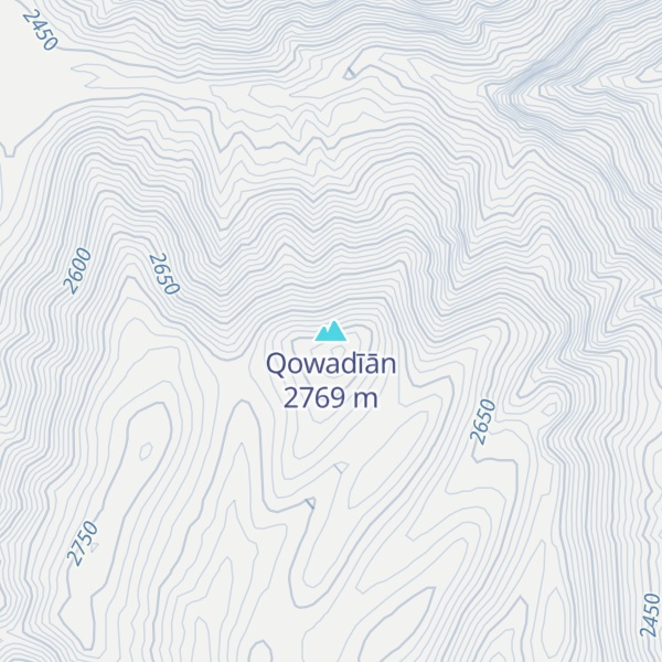 Map of Qowadīān