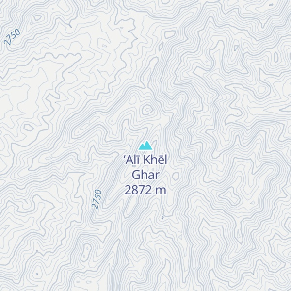Map of ‘Alī Khēl Ghar