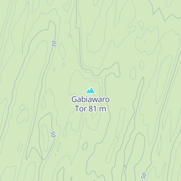 Map of Gabiawaro Tor