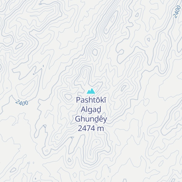 Map of Pashtōkī Algaḏ Ghunḏêy