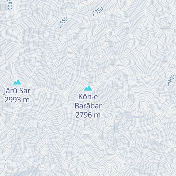 Map of Kōh-e Barābar