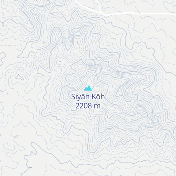 Map of Siyāh Kōh