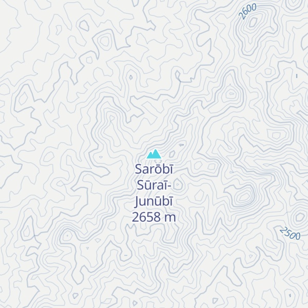 Map of Sarōbī Sūraī-Junūbī