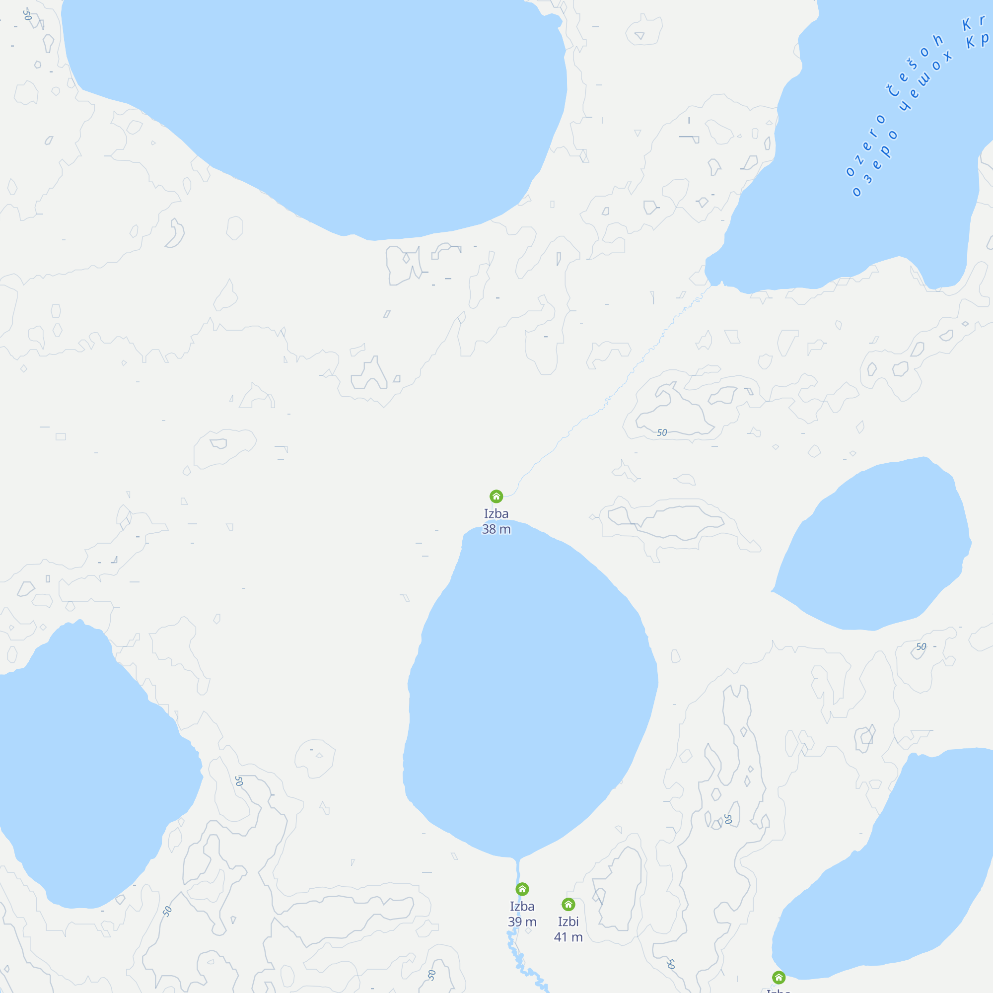 Izba map
