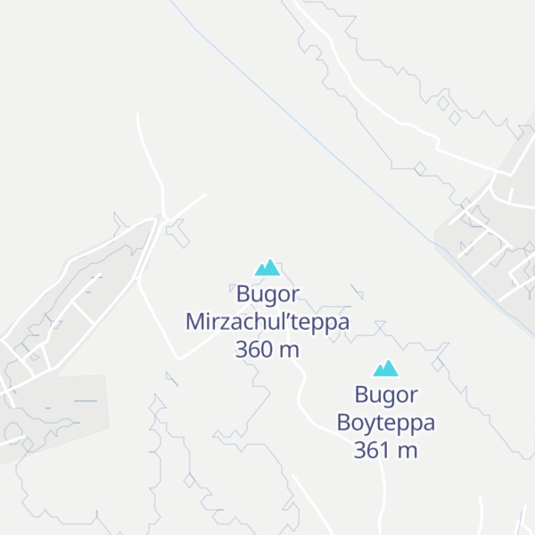 Map of Bugor Mirzachul’teppa