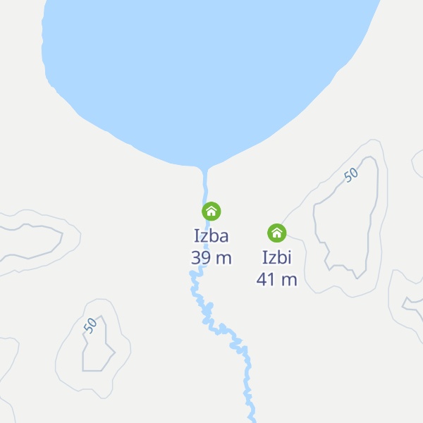 Map of Izba
