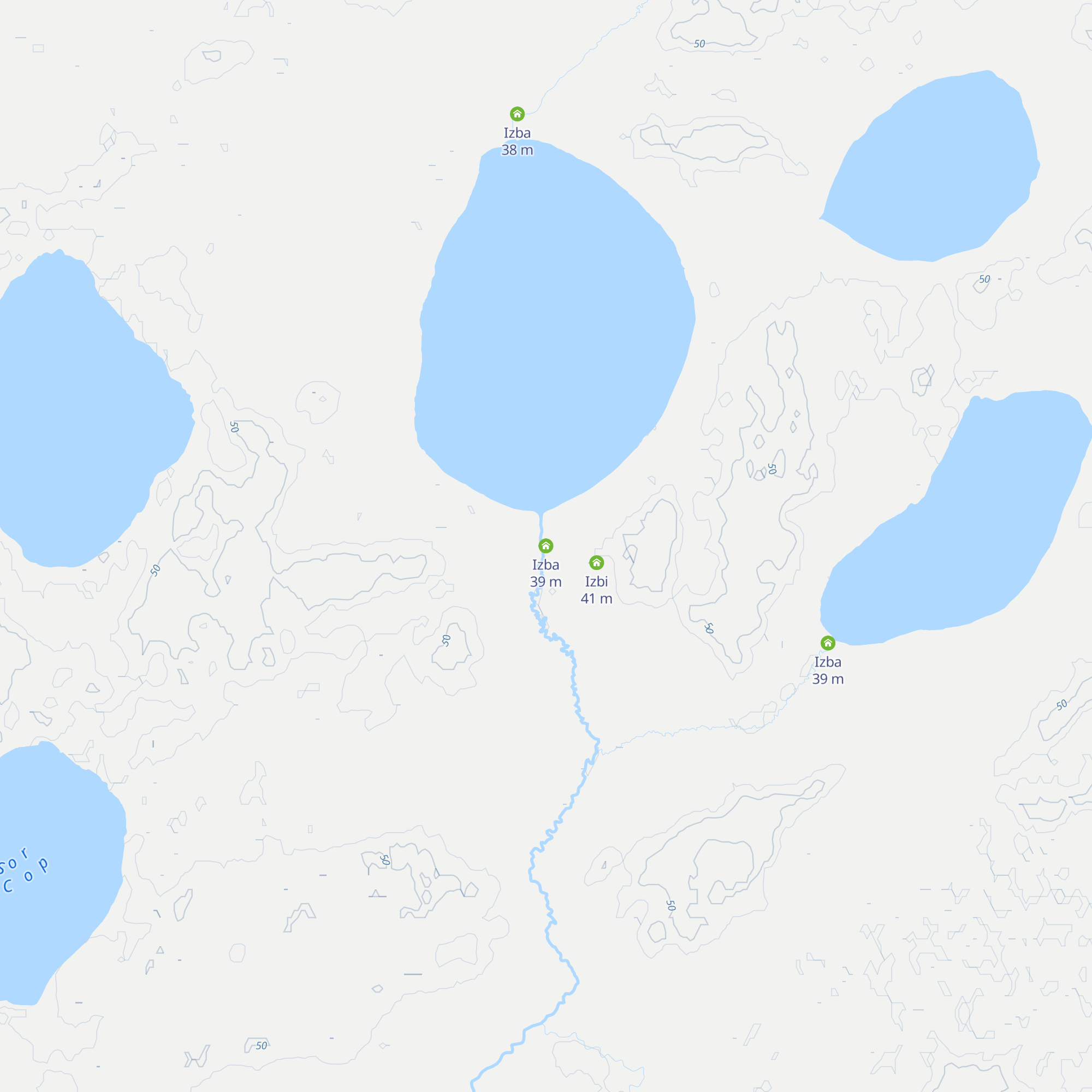 Izba map