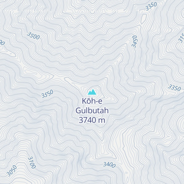 Map of Kōh-e Gulbutah