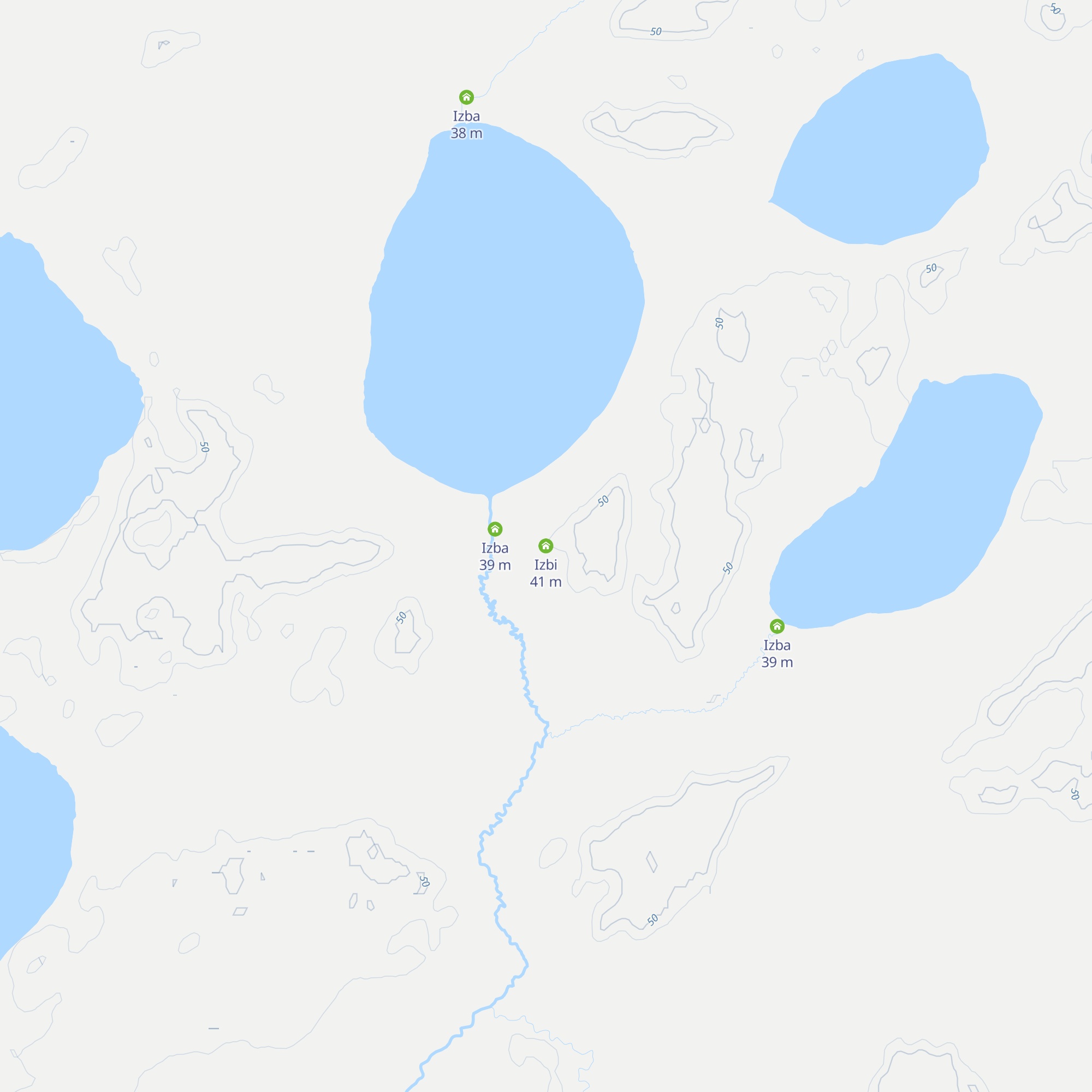 Izbi map