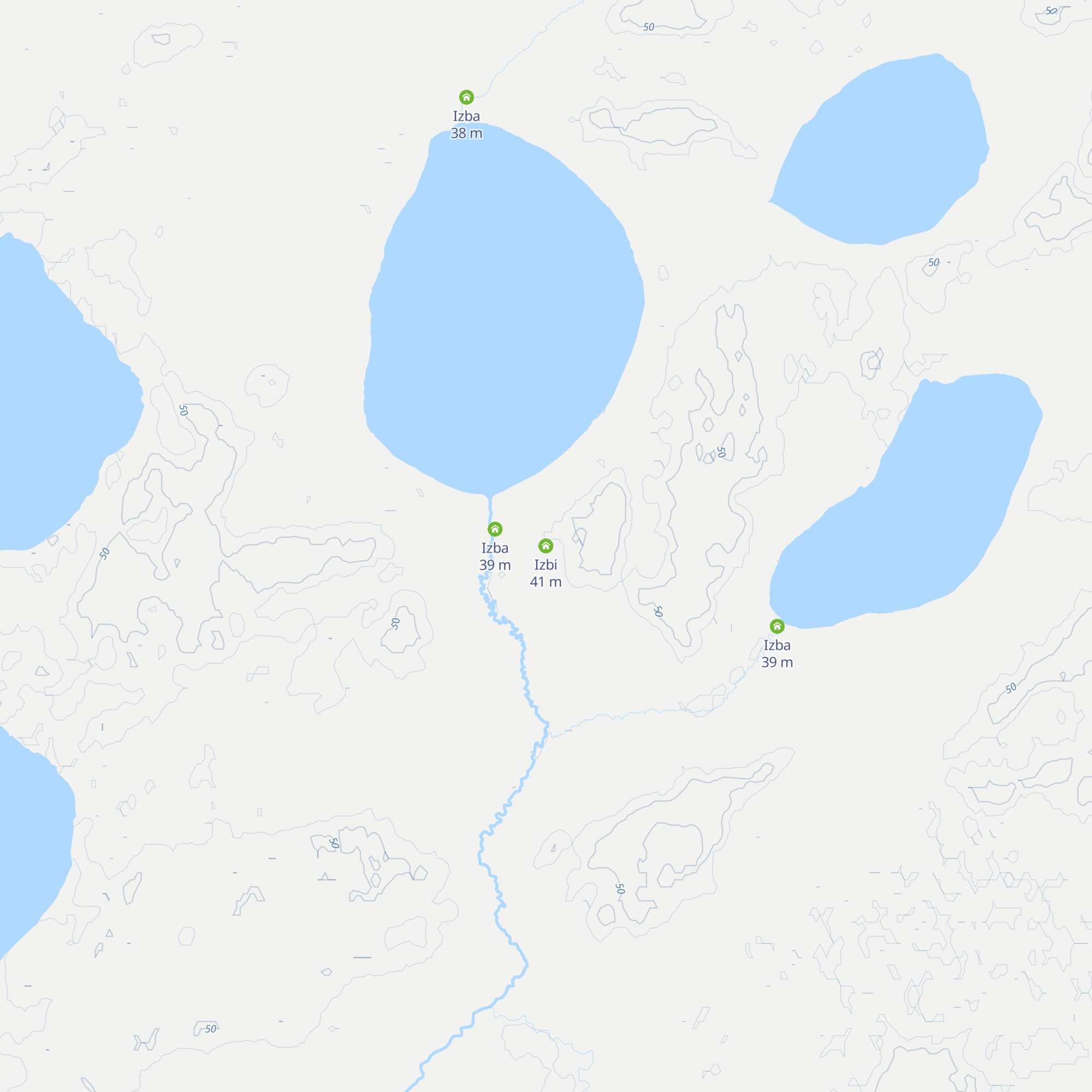 Izbi map