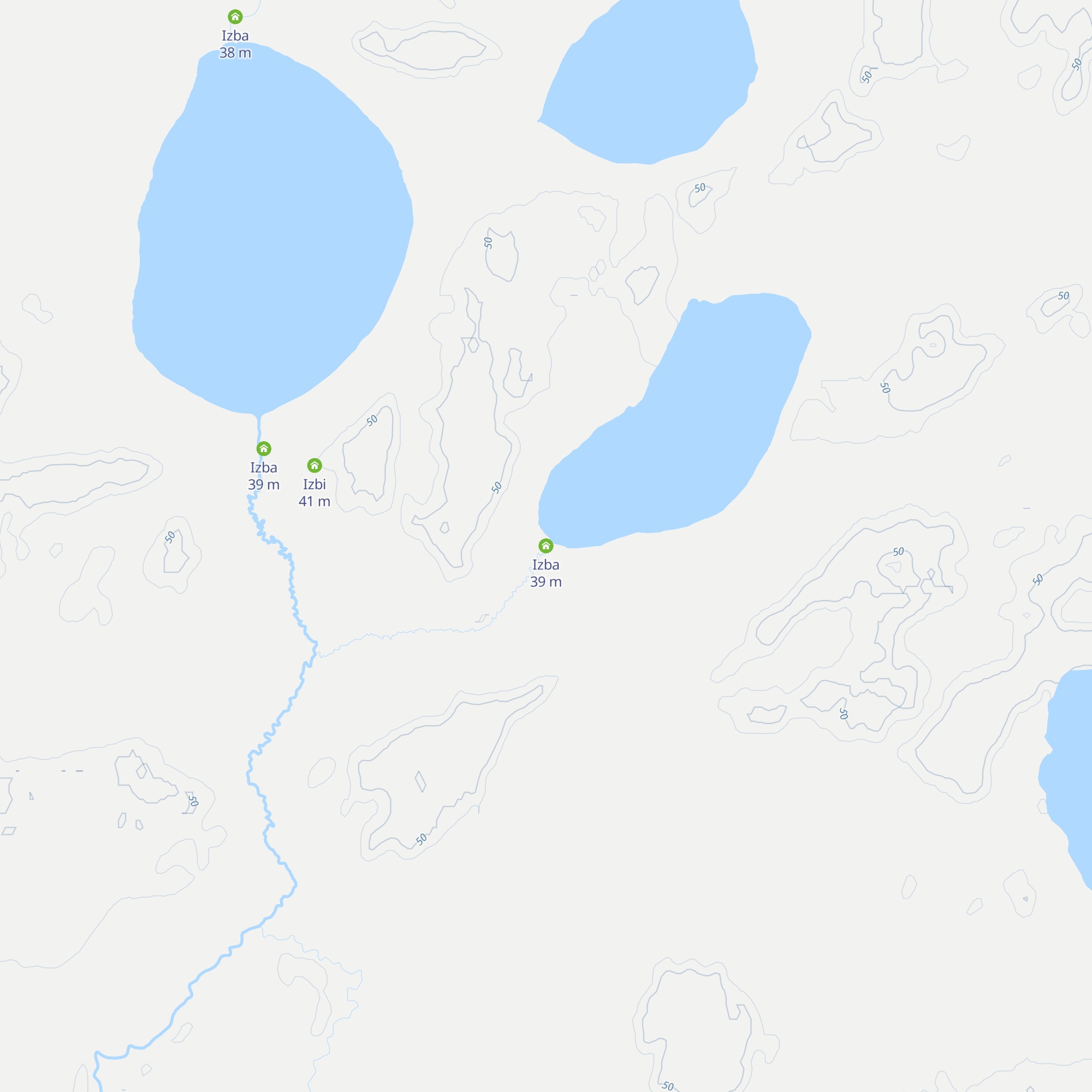 Izba map