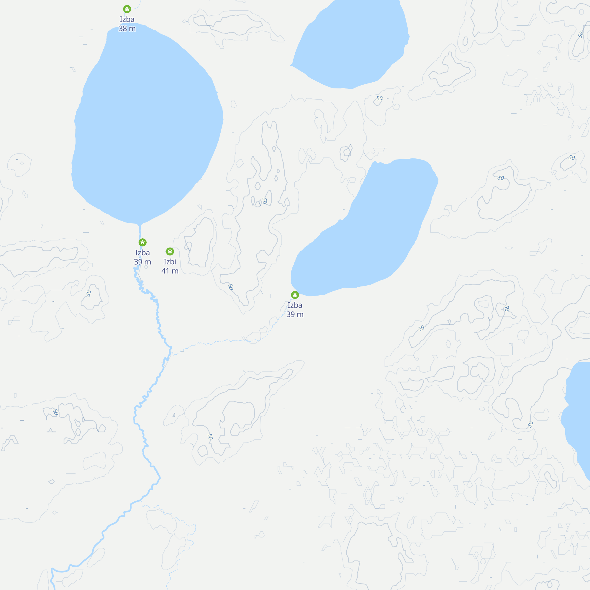 Izba map