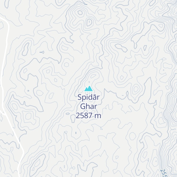 Map of Spidār Ghar