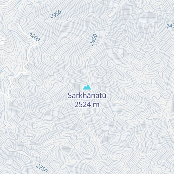 Map of Sarkhānatū