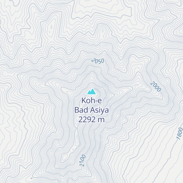 Map of Koh-e Bad Asiya
