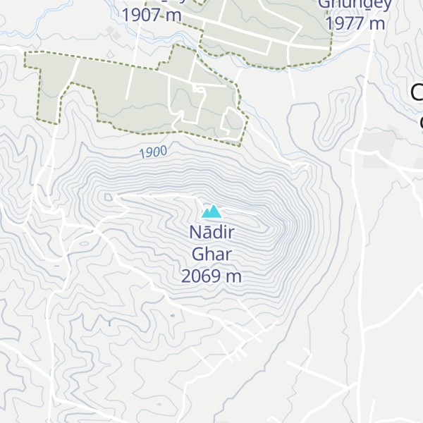 Map of Nādir Ghar