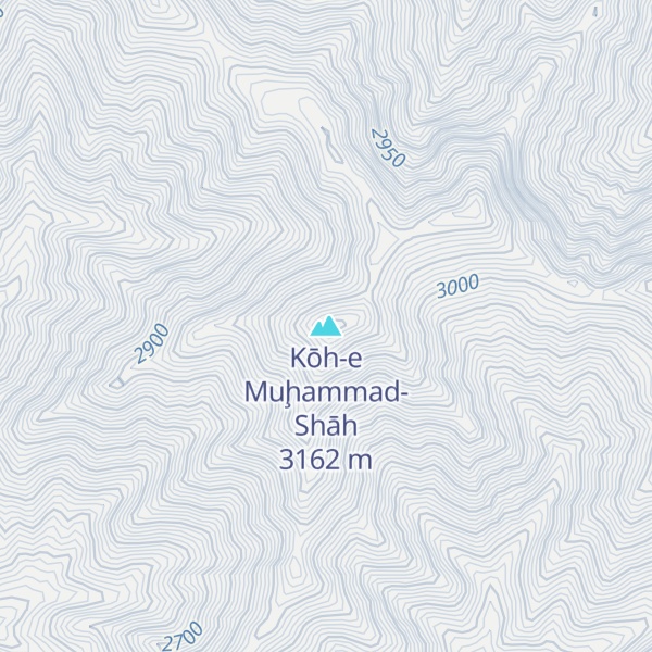 Map of Kōh-e Muḩammad-Shāh