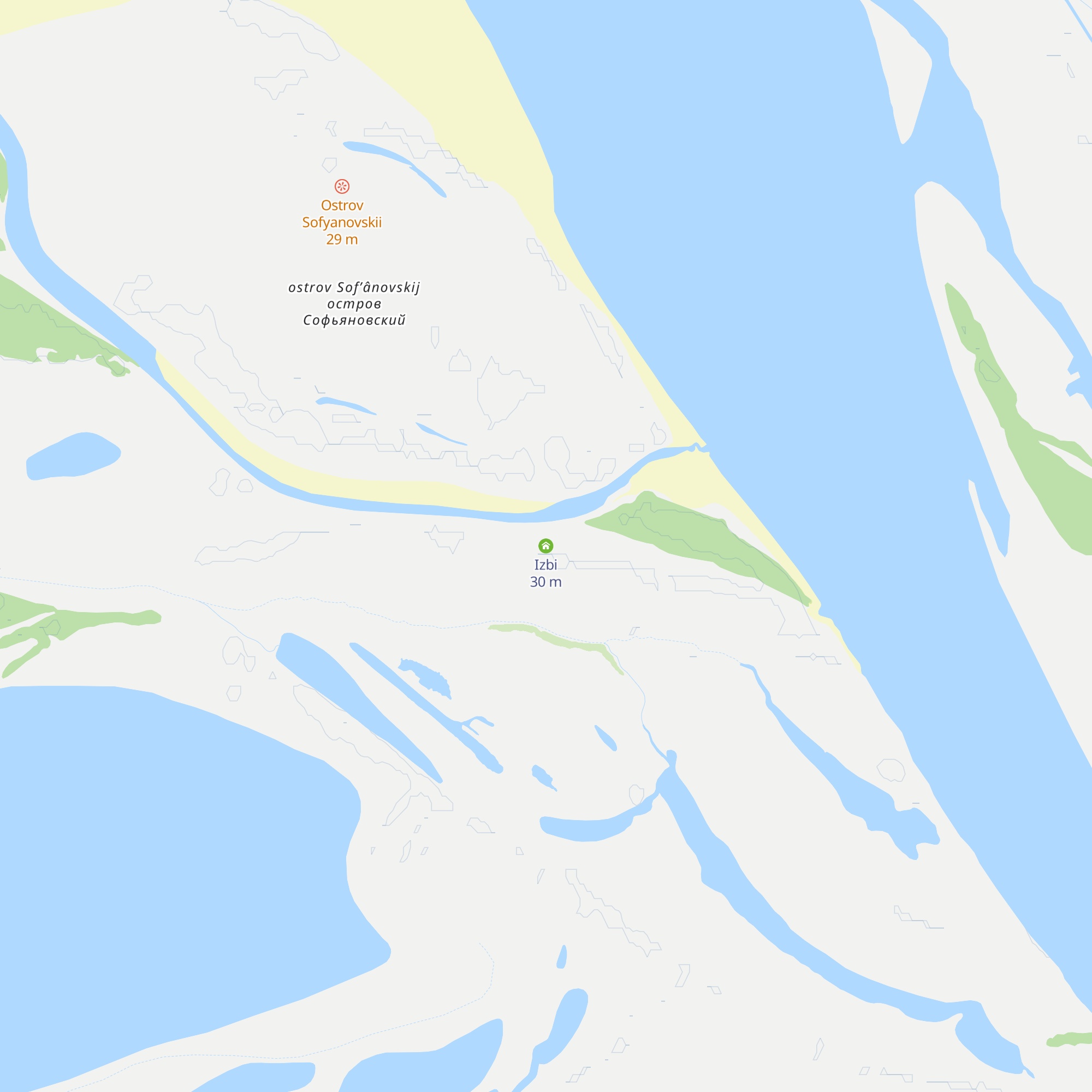 Izbi map