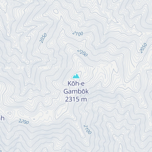 Map of Kōh-e Gambōk