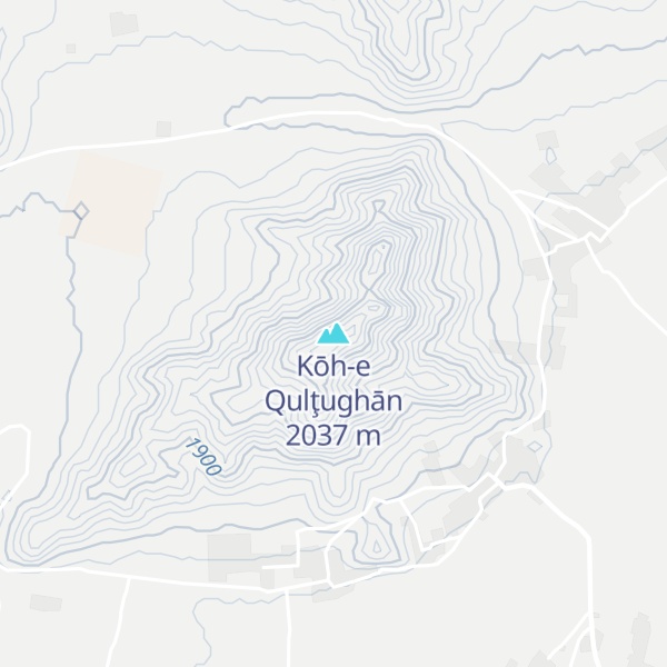 Map of Kōh-e Qulţughān