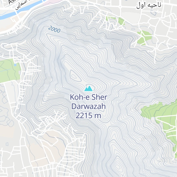 Map of Koh-e Sher Darwazah