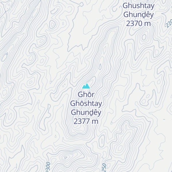 Map of Ghōr Ghōshtay Ghunḏêy