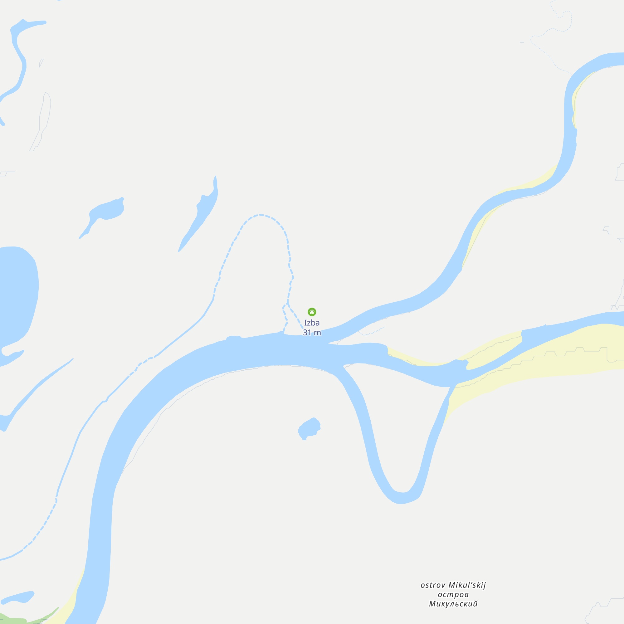 Izba map