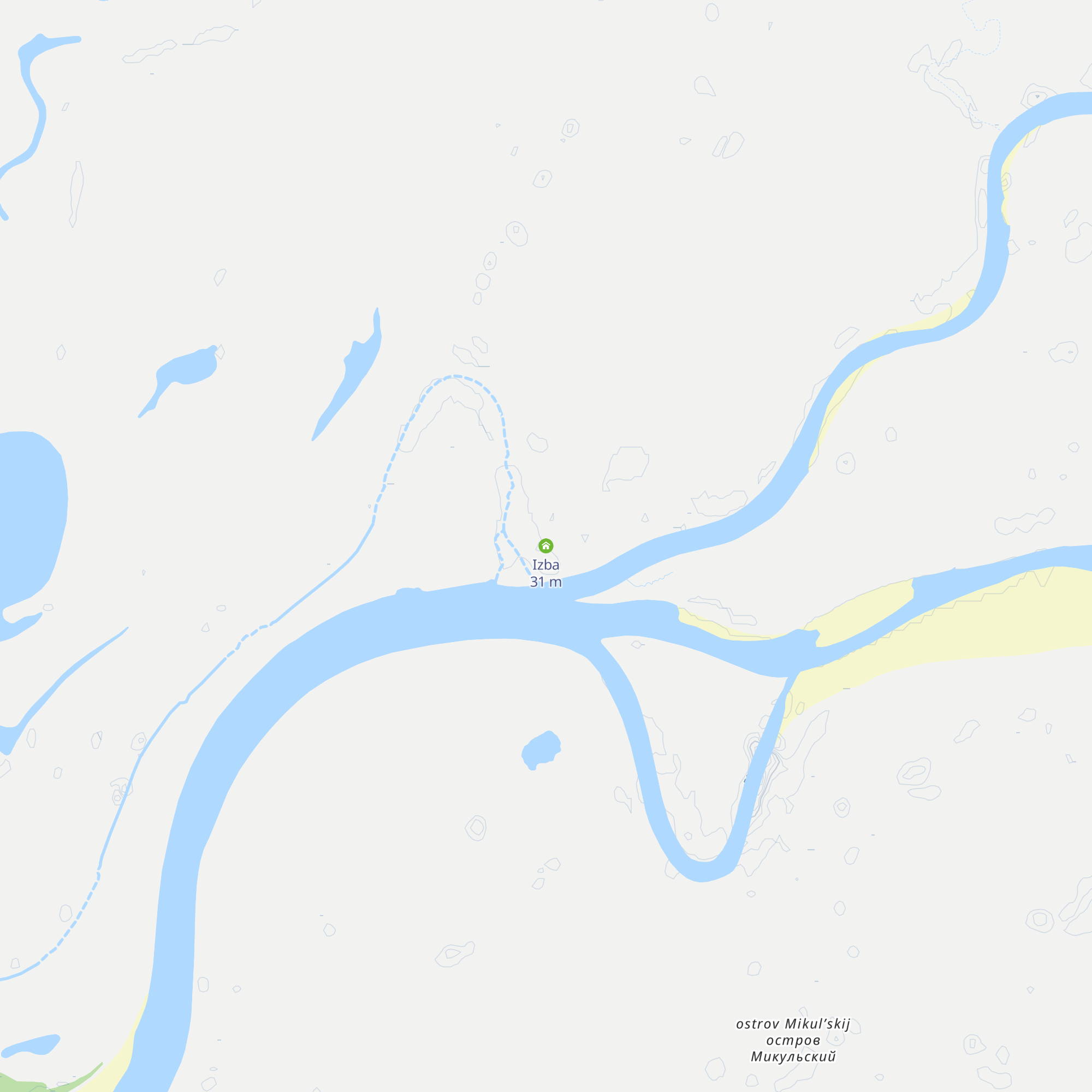 Izba map