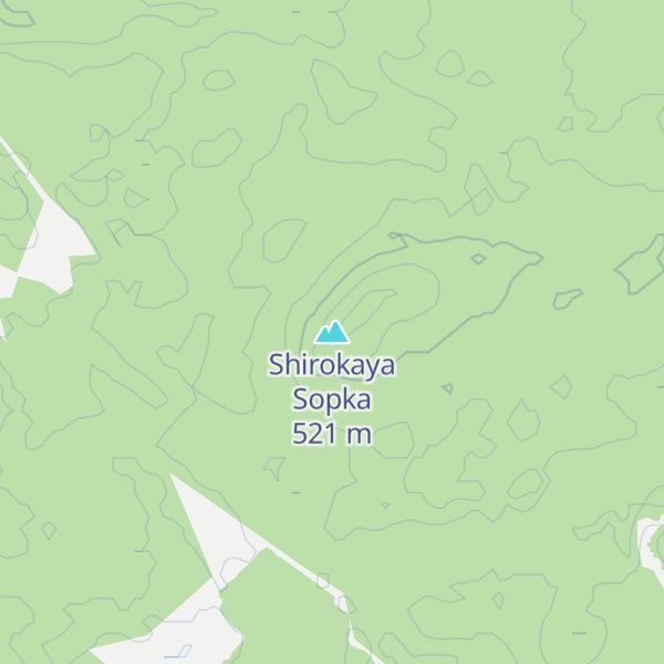 Map of Shirokaya Sopka