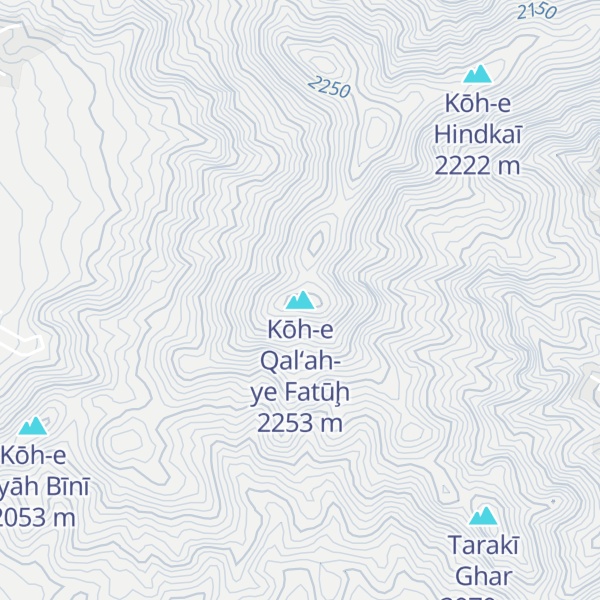 Map of Kōh-e Qal‘ah-ye Fatūḩ