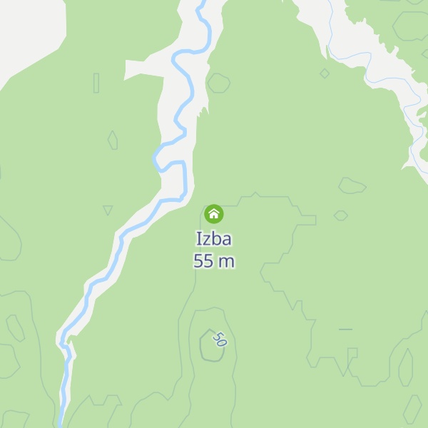Map of Izba