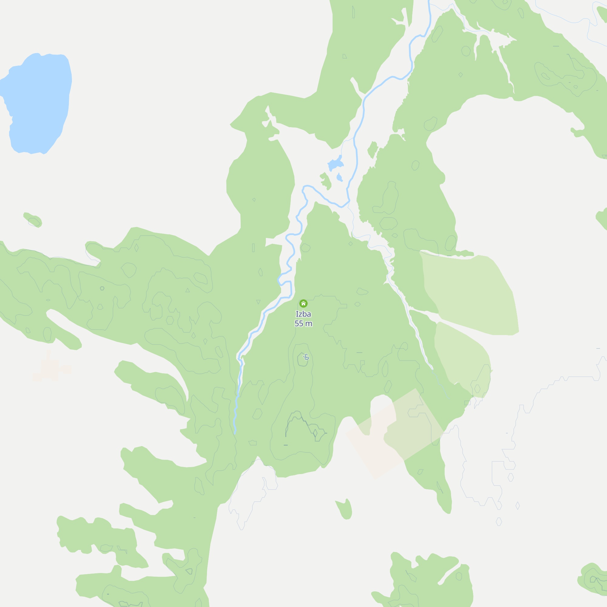 Izba map